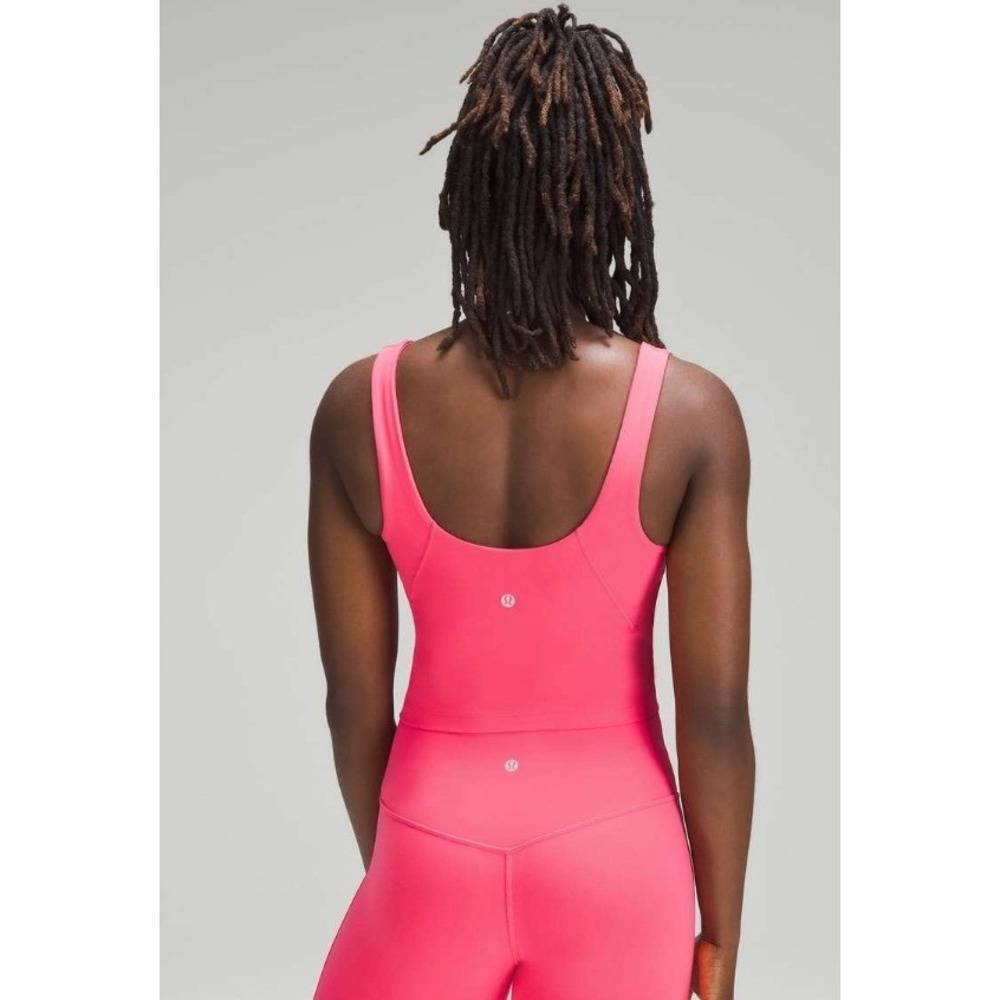 Lululemon Tank Top Women Size 4 Pink Align Nulu Yoga Athletic Gym - Picture 3 of 8